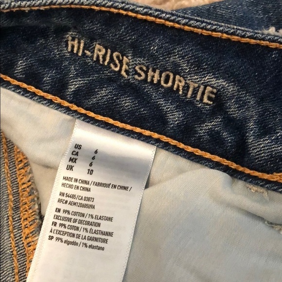 AE High Rise Shortie Size 6 - Picture 2 of 2